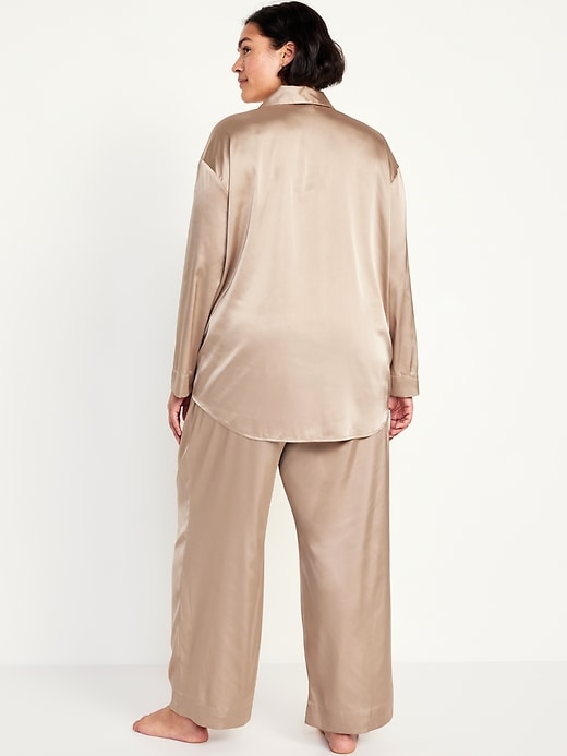 Image number 8 showing, Satin Pajama Pant Set