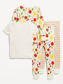 Image number 2 showing, 4-Piece Snug-Fit Printed Pajama Set for Toddler & Baby