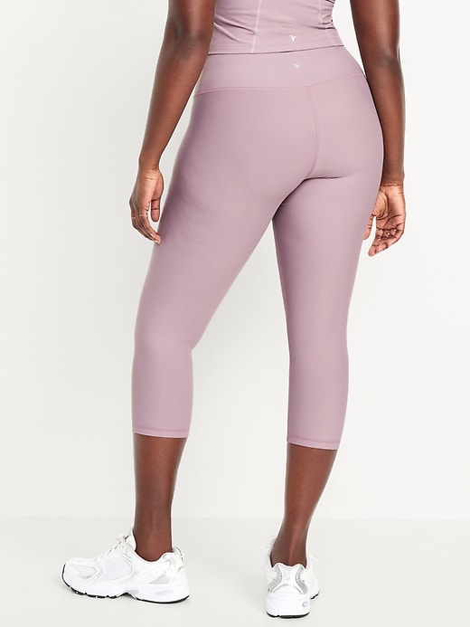 Image number 5 showing, High-Waisted PowerSoft Crop Leggings