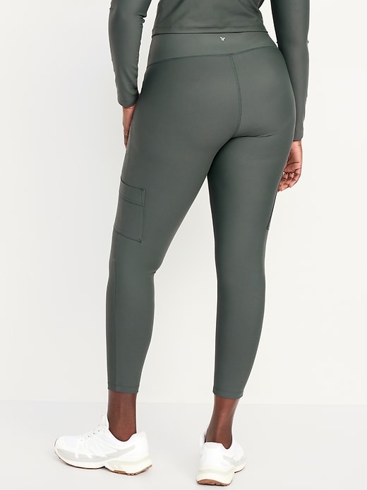 Image number 5 showing, High-Waisted PowerSoft Cargo 7/8 Leggings