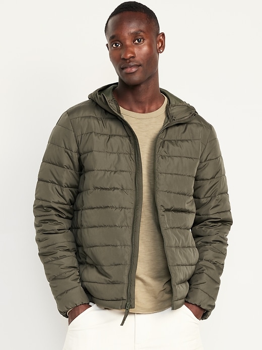 Image number 1 showing, Water-Resistant Narrow-Channel Puffer Jacket