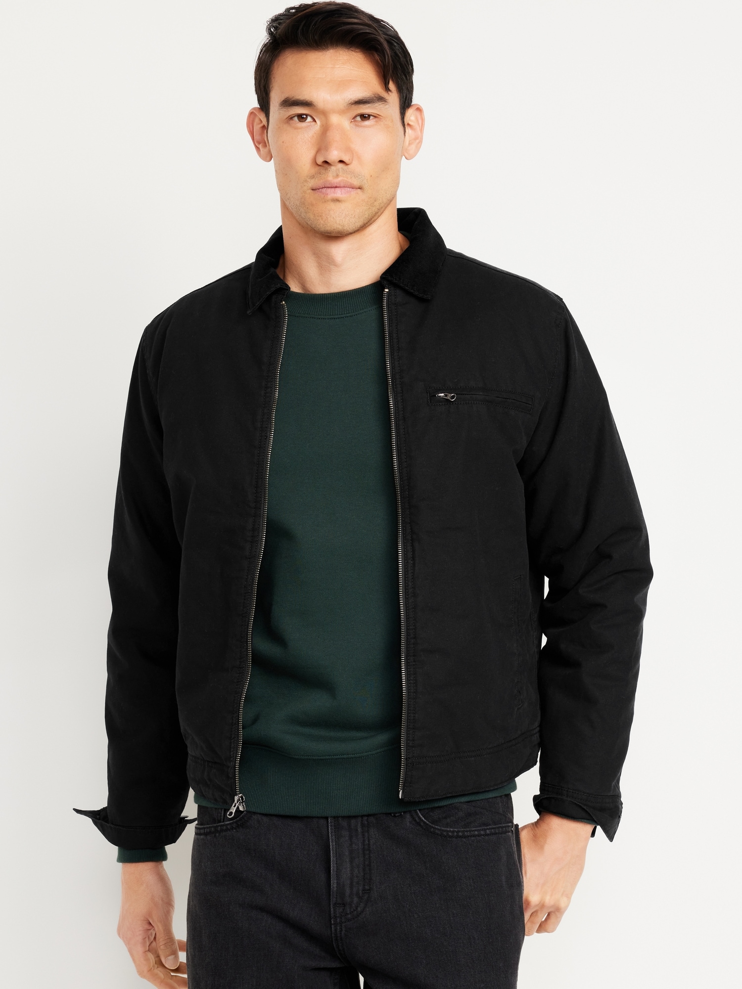 Relaxed Zip Jacket