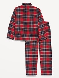 View large product image 3 of 4. Gender-Neutral Printed Button-Front Pajama Set for Kids