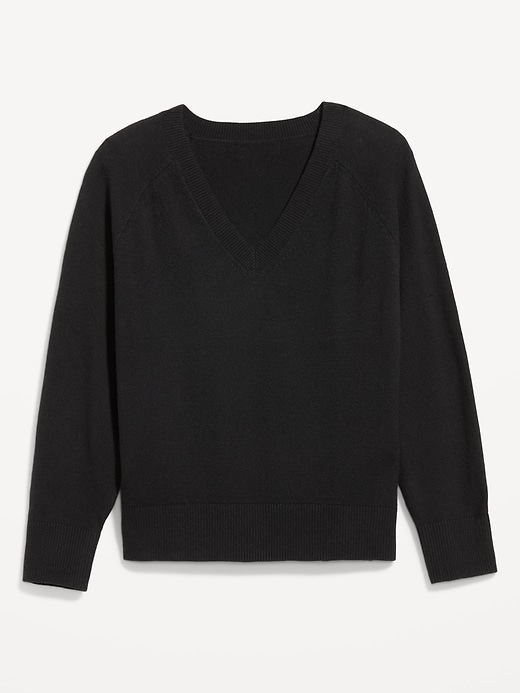 Image number 4 showing, SoSoft Loose V-Neck Sweater