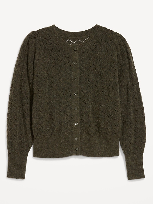 Image number 4 showing, Pointelle Cardigan