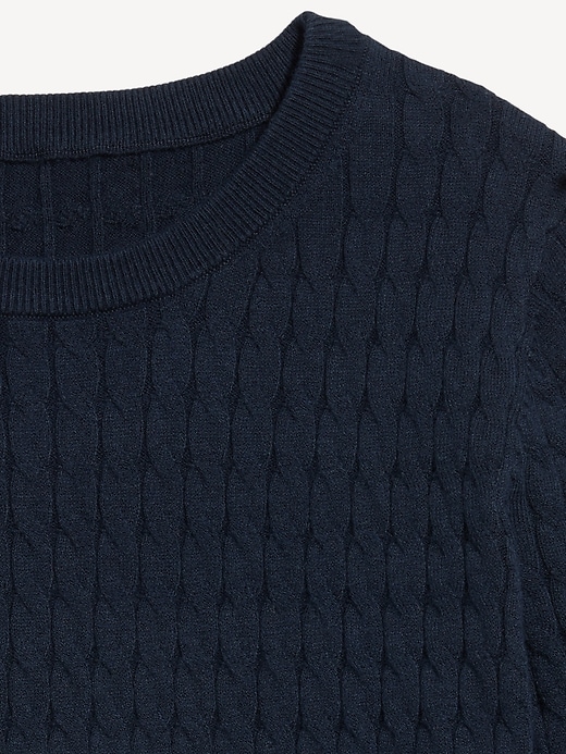 Image number 6 showing, SoSoft Crew-Neck Cable Sweater