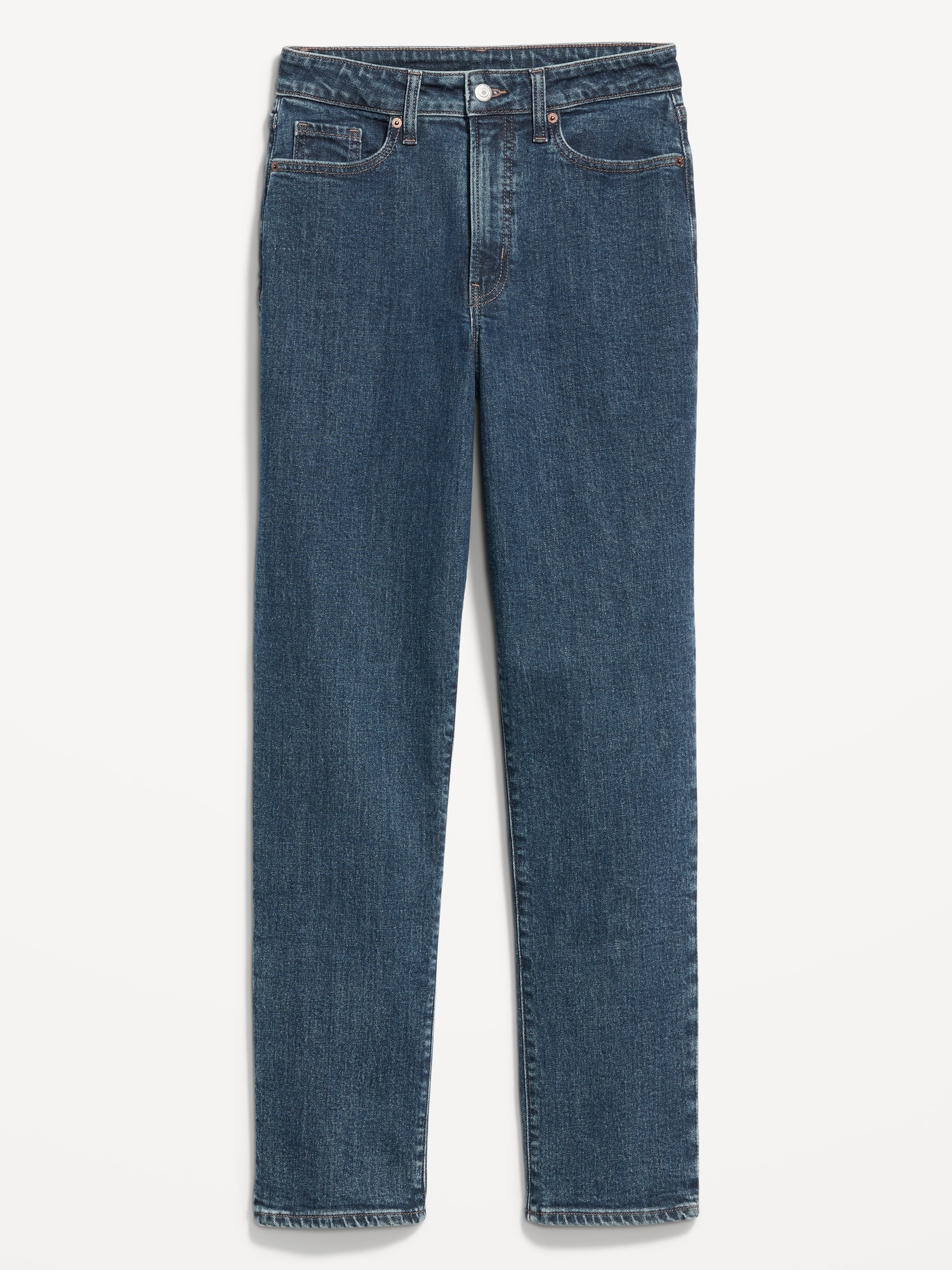 Curvy High-Waisted OG Straight Ankle Jeans