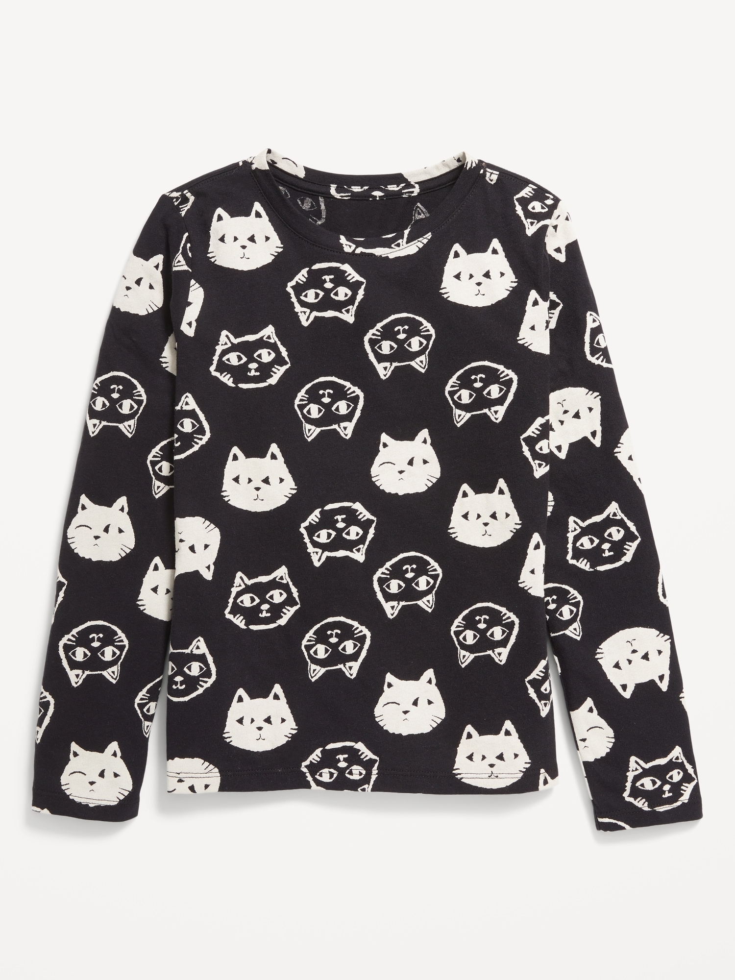 Softest Printed Long-Sleeve T-Shirt for Girls