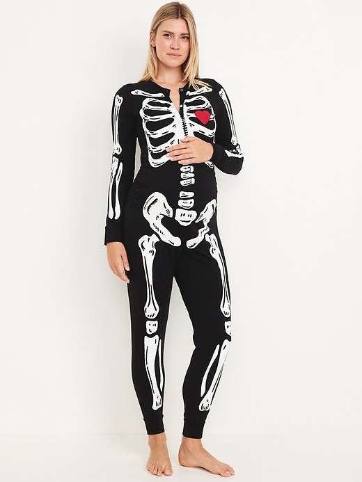 Maternity Halloween One-Piece Pajamas