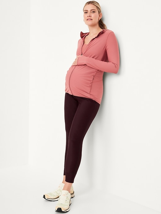 Image number 3 showing, Maternity Full-Panel PowerSoft Jogger