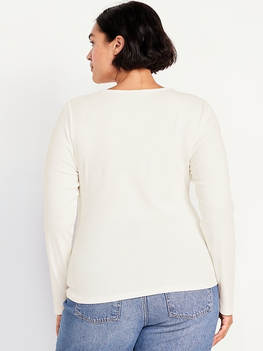 Image number 8 showing, Twist-Front Ribbed Top