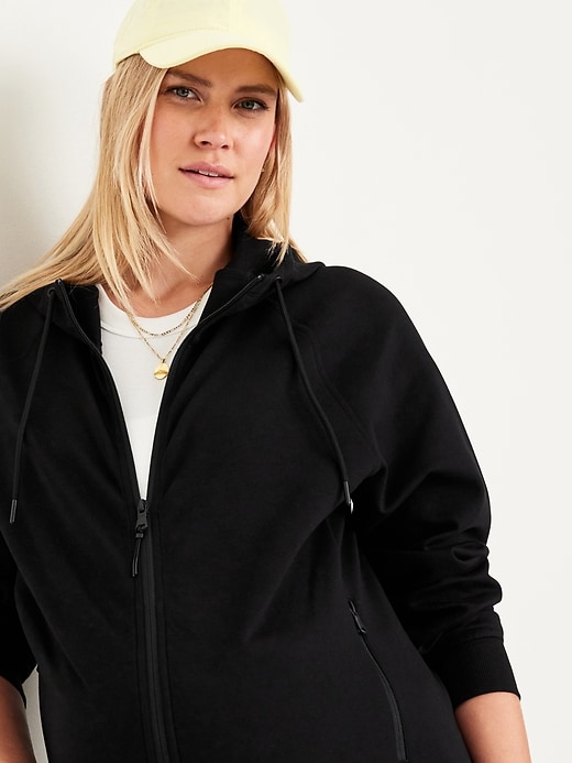 Image number 5 showing, Maternity Dynamic Fleece Full-Zip Hoodie