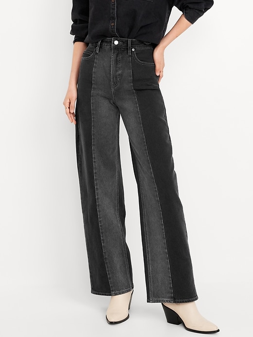 Image number 2 showing, Extra High-Waisted Wide-Leg Jeans