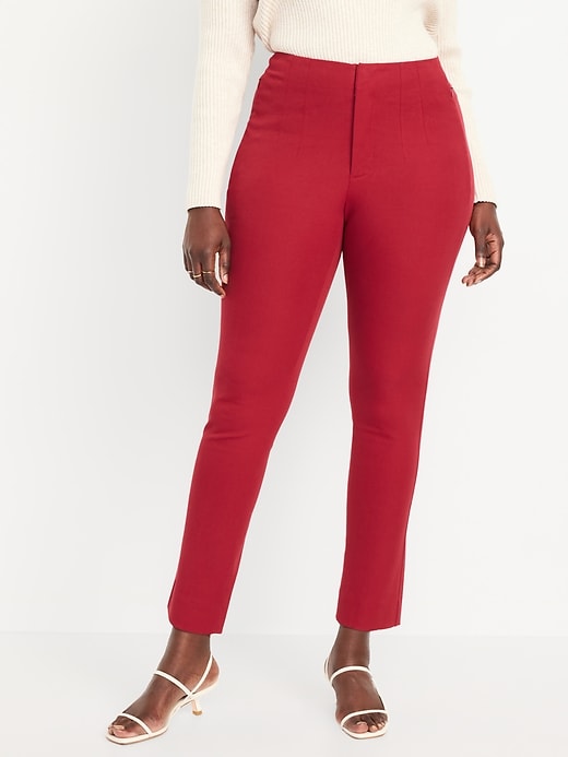 Image number 5 showing, Extra High-Waisted Polished Pixie Skinny Pants