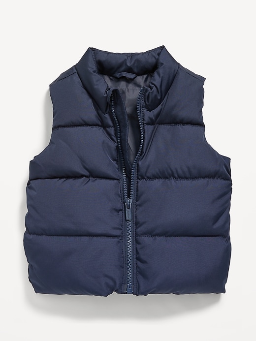 View large product image 1 of 1. Unisex Water-Resistant Quilted Puffer Vest for Baby