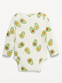 Image number 2 showing, Long-Sleeve Printed Bodysuit for Baby