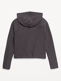 View large product image 4 of 5. CloudMotion Side-Ruched Hoodie for Girls