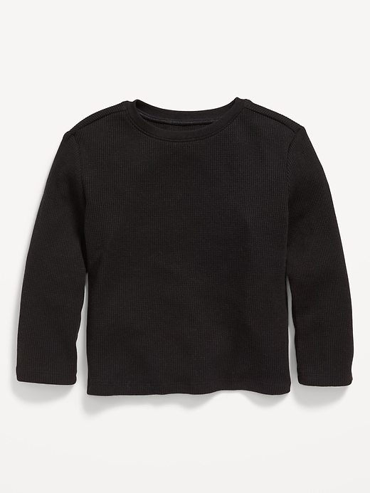 Image number 1 showing, Long-Sleeve Thermal-Knit T-Shirt for Toddler Boys