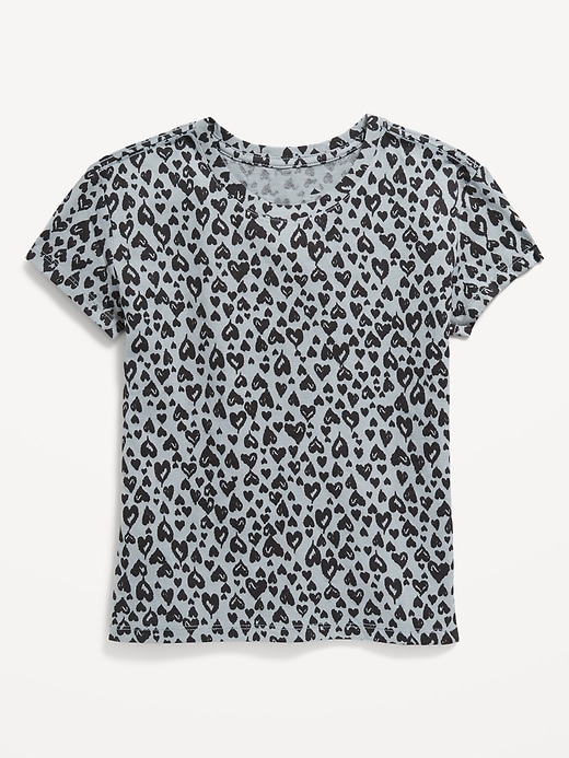 Image number 1 showing, Printed Softest Short-Sleeve T-Shirt for Girls