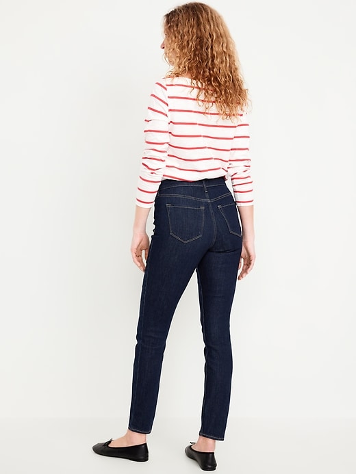 Image number 4 showing, High-Waisted Wow Straight Ankle Jeans