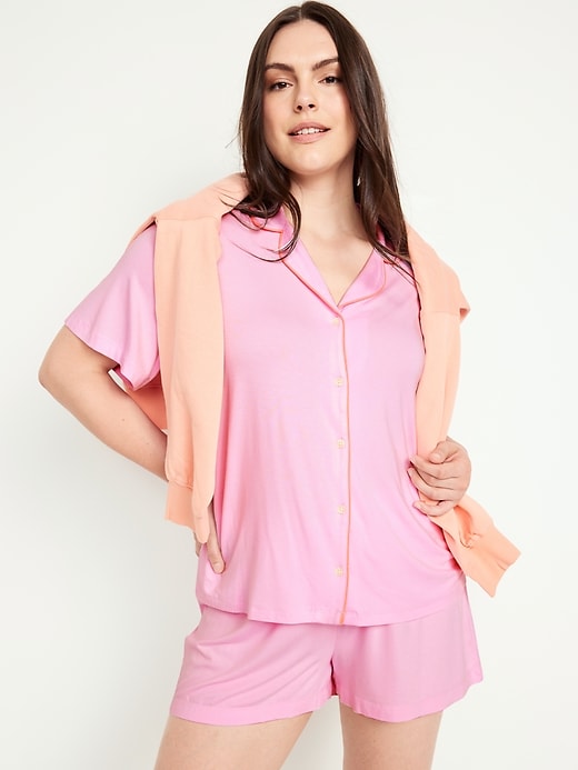 Image number 3 showing, Knit Jersey Pajama Short
