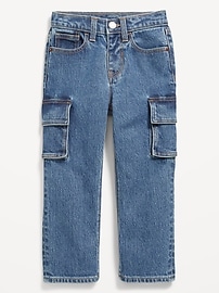 View large product image 3 of 3. Baggy Cargo Jeans for Toddler Boys