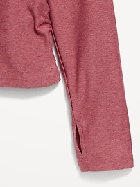 View large product image 5 of 5. CloudMotion Side-Ruched Hoodie for Girls