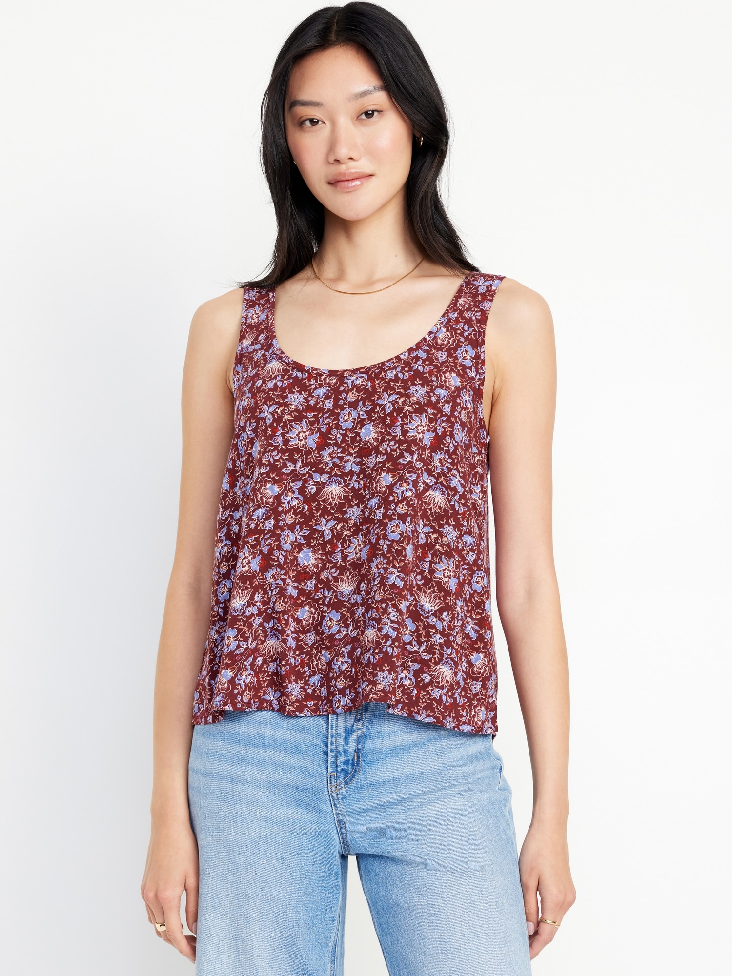 Sleeveless Shell Tank