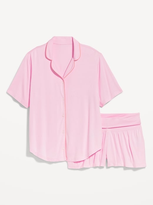 Image number 6 showing, Maternity Knit Pajama Set