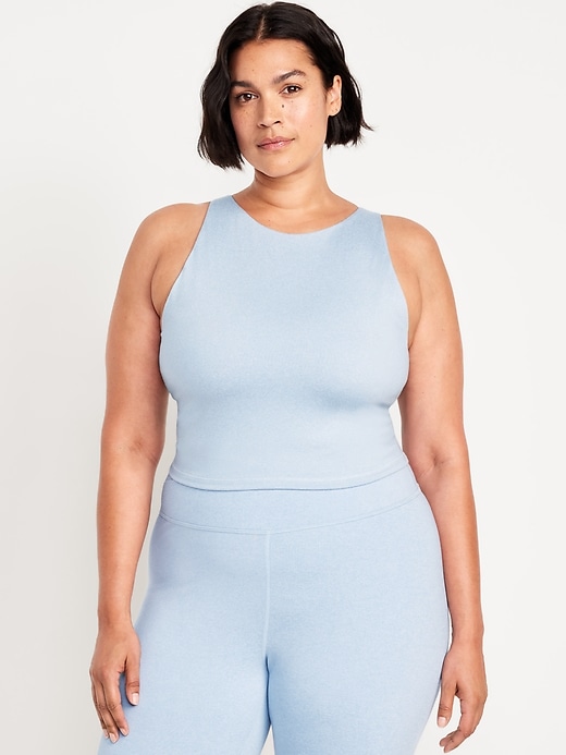 Image number 6 showing, CloudComfy High-Neck Longline Sports Bra