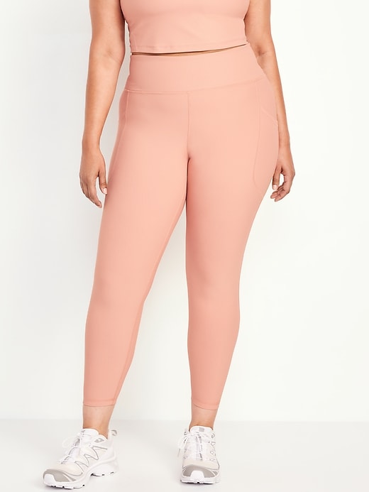 Image number 7 showing, High-Waisted PowerSoft Rib Pocket Leggings