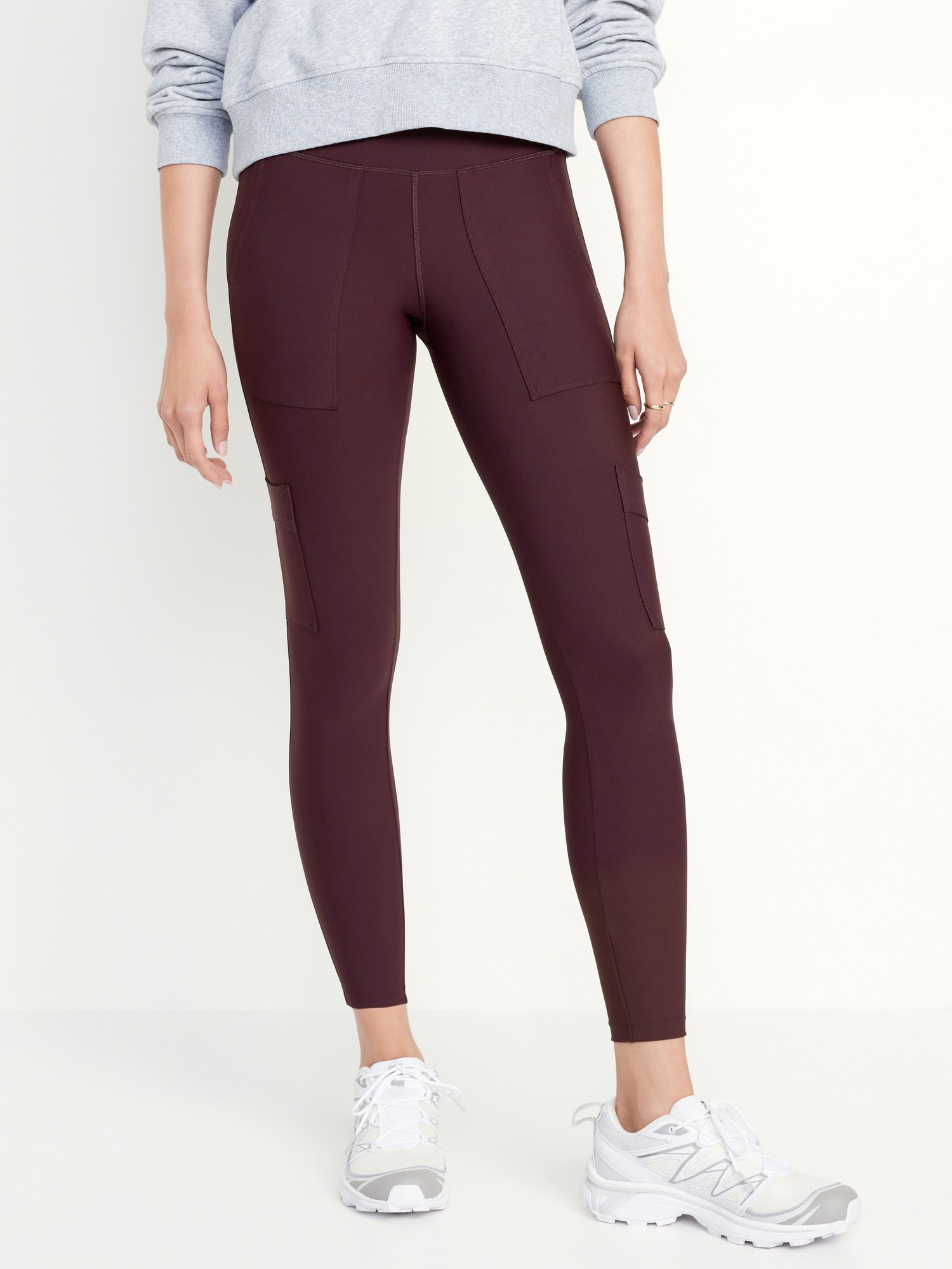 High-Waisted PowerSoft Cargo 7/8 Leggings