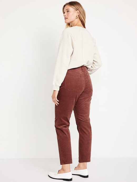 Image number 5 showing, High-Waisted OG Straight Corduroy Ankle Pants