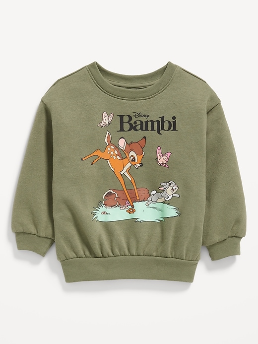 View large product image 1 of 1. Disney© Drop-Shoulder Graphic Sweatshirt for Toddler Girls