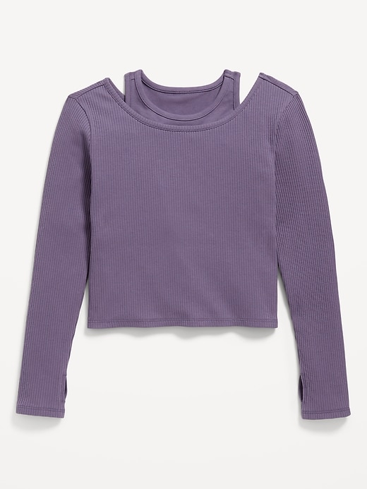 View large product image 1 of 3. PowerChill 2-In-1 Performance Top for Girls