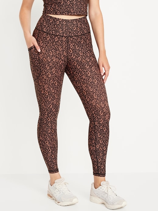 Image number 4 showing, High-Waisted PowerSoft 7/8 Leggings