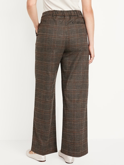 Image number 5 showing, Extra High-Waisted Taylor Wide-Leg Trouser Pants