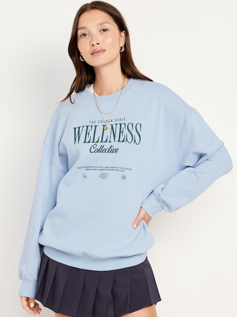 SoComfy Oversized Graphic Sweatshirt