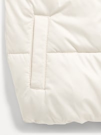 View large product image 4 of 4. Water-Resistant Quilted Puffer Vest for Girls