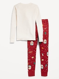 View large product image 3 of 4. Gender-Neutral Graphic Snug-Fit Pajama Set for Kids