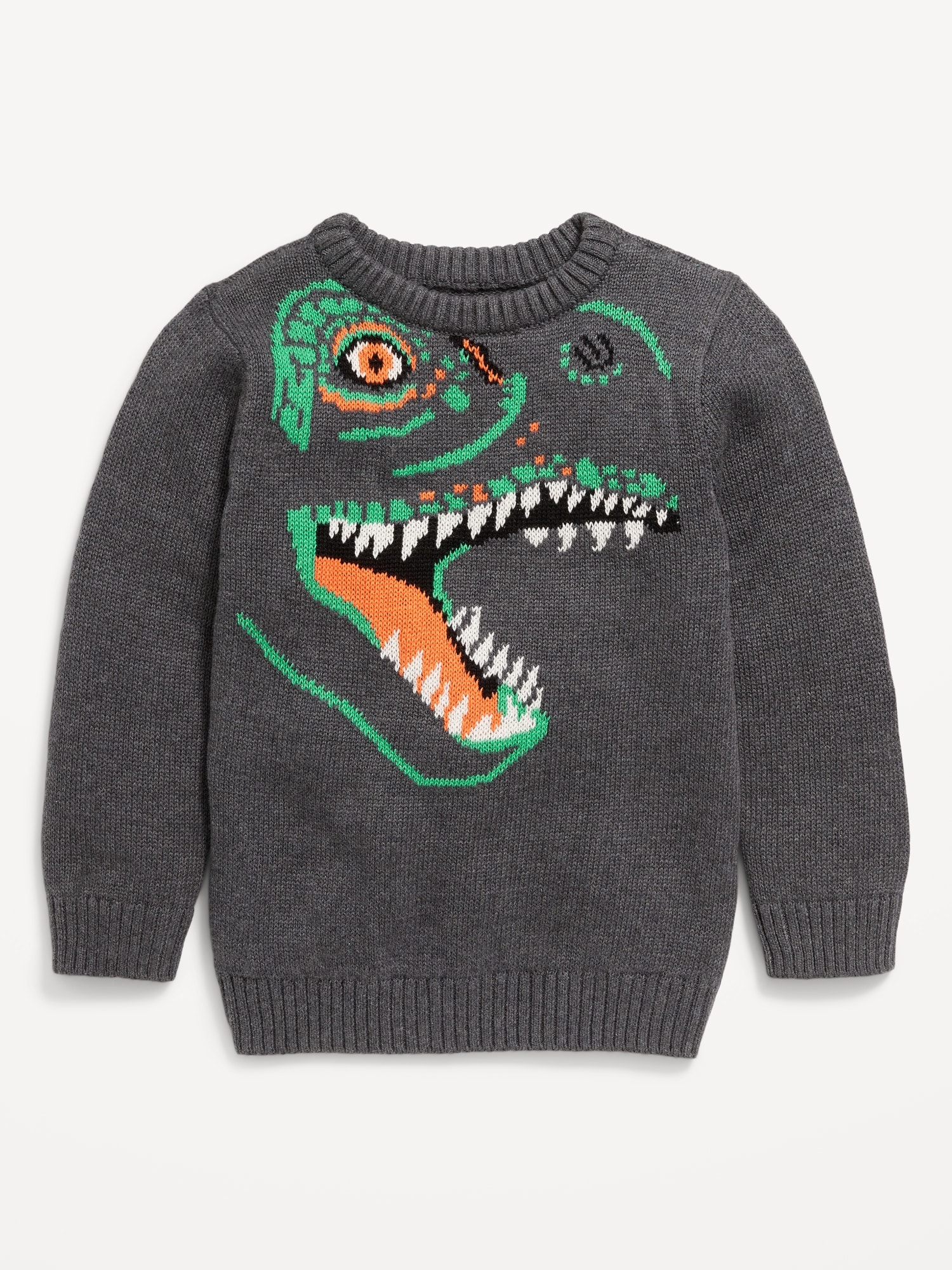 Crew-Neck Graphic Sweater for Toddler Boys