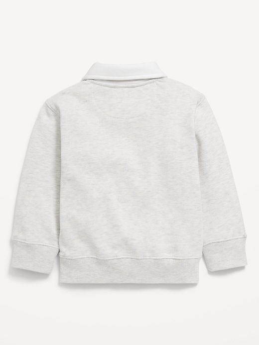 View large product image 2 of 2. Cozy Long-Sleeve Collared Sweater for Toddler Boys