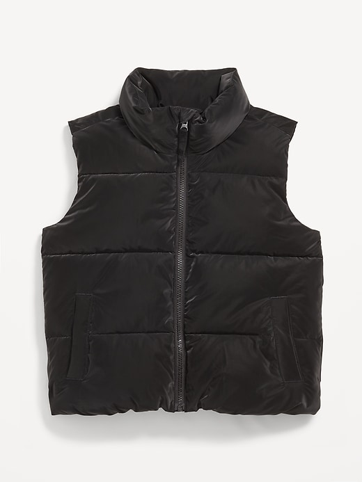 View large product image 2 of 4. Water-Resistant Quilted Puffer Vest for Girls