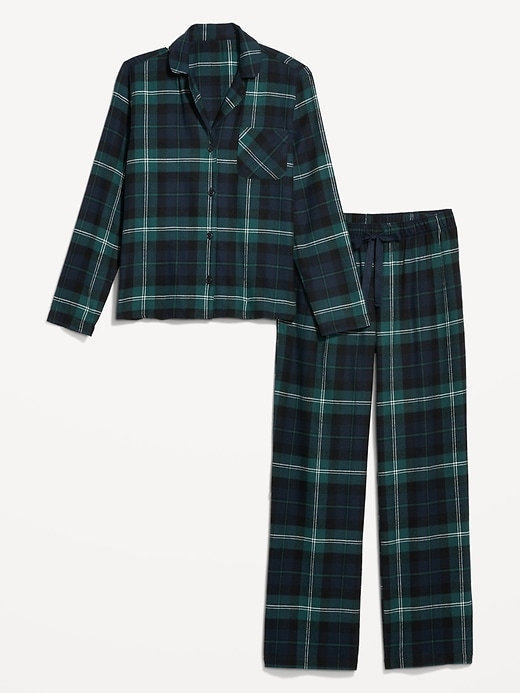 Image number 4 showing, Flannel Pajama Set for Women