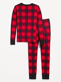 View large product image 3 of 4. Gender-Neutral Graphic Snug-Fit Pajama Set for Kids