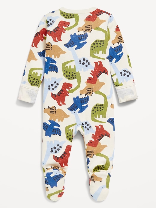 View large product image 2 of 2. 2-Way-Zip Printed Sleep &amp; Play Footed One-Piece for Baby