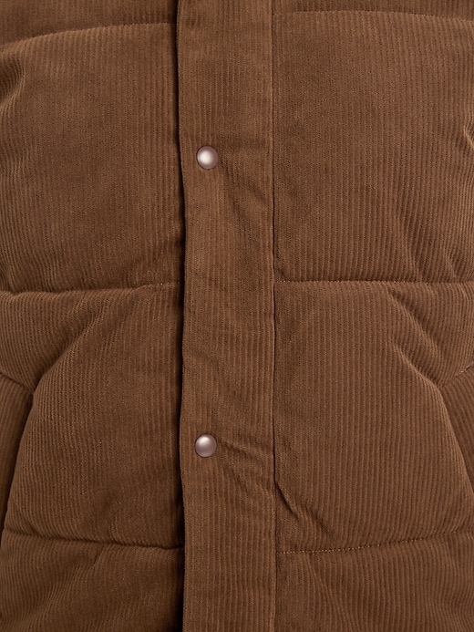 Image number 4 showing, Corduroy Puffer Vest