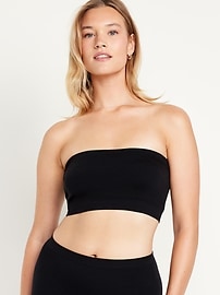 View large product image 5 of 8. Seamless Longline Bandeau Bra