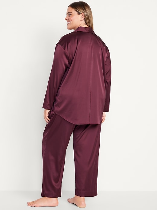 Image number 8 showing, Satin Pajama Pant Set