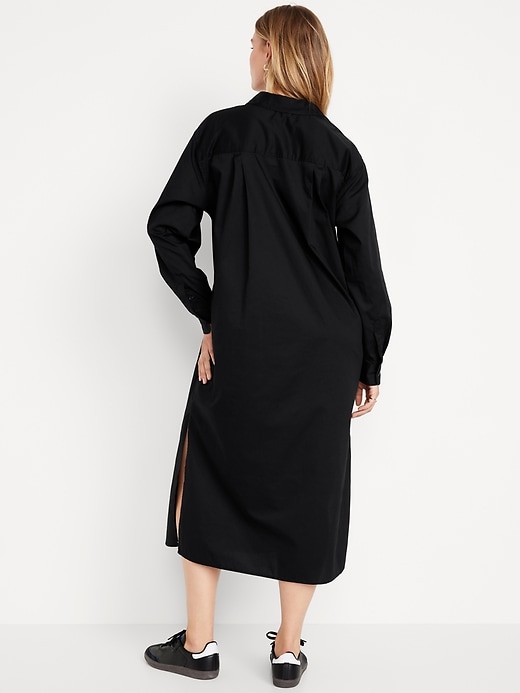 Image number 5 showing, Loose Midi Shirt Dress